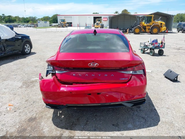46030487 :رقم المزاد ، 5NPLP4AG3MH034437 vin ، 2021 Hyundai Elantra Limited مزاد بيع
