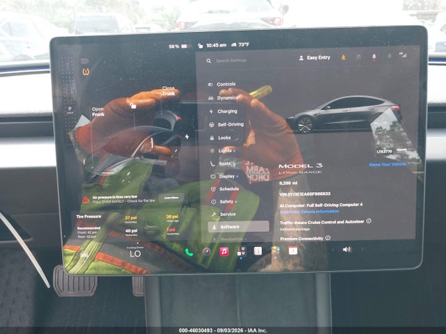 Продаж на аукціоні авто 2025 Tesla Model 3 Long Range Rear-wheel Drive/standard Rear-wheel Drive, vin: 5YJ3E1EA6SF966833, номер лоту: 46030493