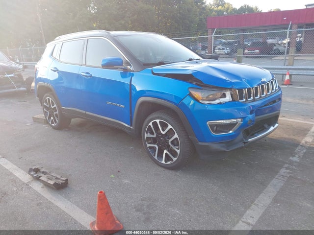 Продаж на аукціоні авто 2021 Jeep Compass Limited 4x4, vin: 3C4NJDCB1MT517680, номер лоту: 46030548