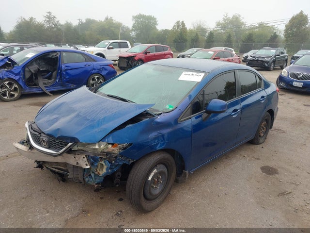 Продаж на аукціоні авто 2013 Honda Civic Lx, vin: 2HGFB2F5XDH547704, номер лоту: 46030549
