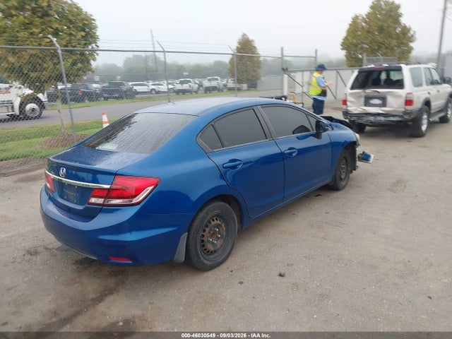 Продаж на аукціоні авто 2013 Honda Civic Lx, vin: 2HGFB2F5XDH547704, номер лоту: 46030549