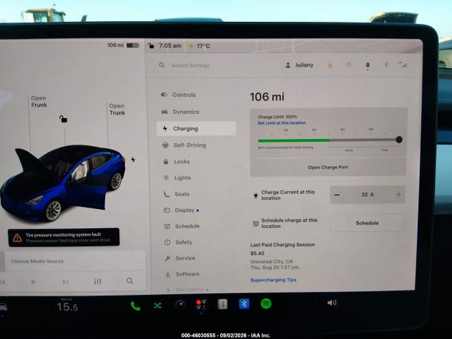 Aukcja sprzedaży 2021 Tesla Model 3 Standard Range Plus Rear-wheel Drive, vin: 5YJ3E1EA1MF978066, numer aukcji: 46030555