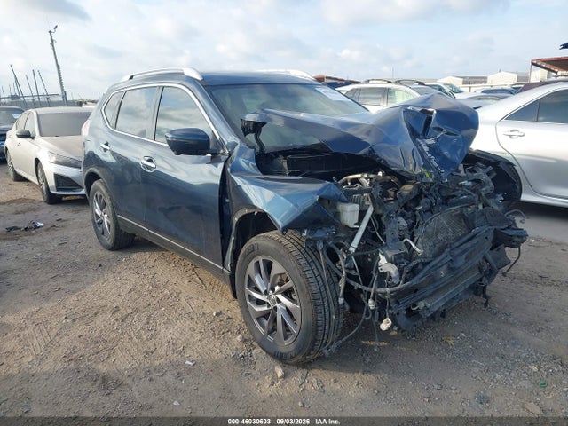 2016 Nissan Rogue Sl მანქანა იყიდება აუქციონზე, vin: 5N1AT2MT5GC751496, აუქციონის ნომერი: 46030603