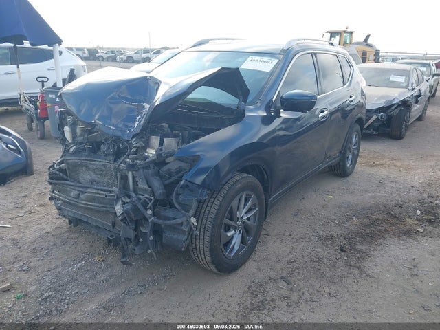 2016 Nissan Rogue Sl მანქანა იყიდება აუქციონზე, vin: 5N1AT2MT5GC751496, აუქციონის ნომერი: 46030603
