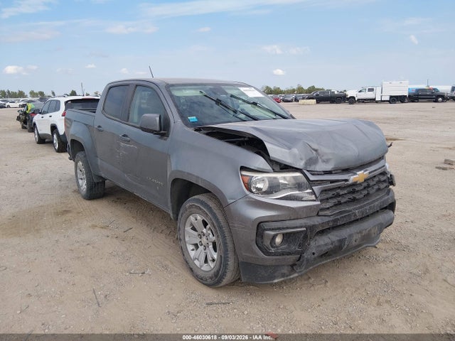 Aukcja sprzedaży 2022 Chevrolet Colorado 2wd  Short Box Lt, vin: 1GCGSCEN2N1173955, numer aukcji: 46030618