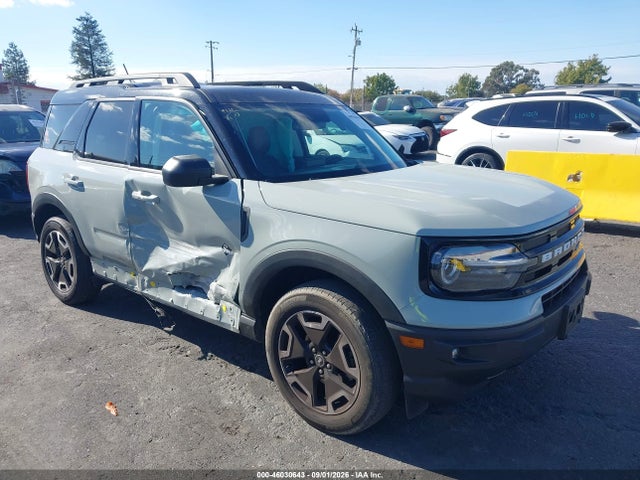 Продажа на аукционе авто 2022 Ford Bronco Sport Outer Banks, vin: 3FMCR9C65NRD88790, номер лота: 46030643