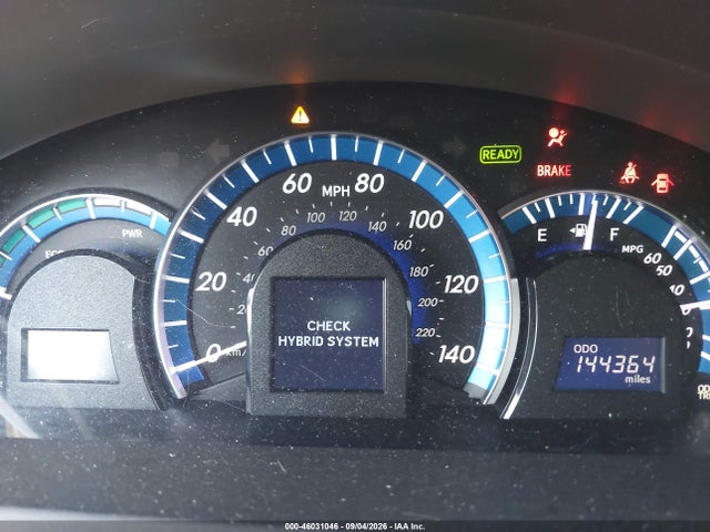 Aukcja sprzedaży 2012 Toyota Camry Hybrid Xle, vin: 4T1BD1FK0CU054984, numer aukcji: 46031046