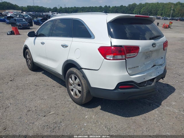 46031066 :رقم المزاد ، 5XYPG4A31GG029831 vin ، 2016 Kia Sorento 2.4l Lx مزاد بيع