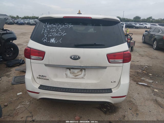 Aukcja sprzedaży 2018 Kia Sedona Lx, vin: KNDMB5C11J6376928, numer aukcji: 46031112
