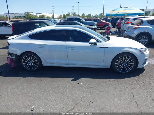 2018 Audi A5 Sportback Premium Plus მანქანა იყიდება აუქციონზე, vin: WAUBNCF52JA134239, აუქციონის ნომერი: 46031136