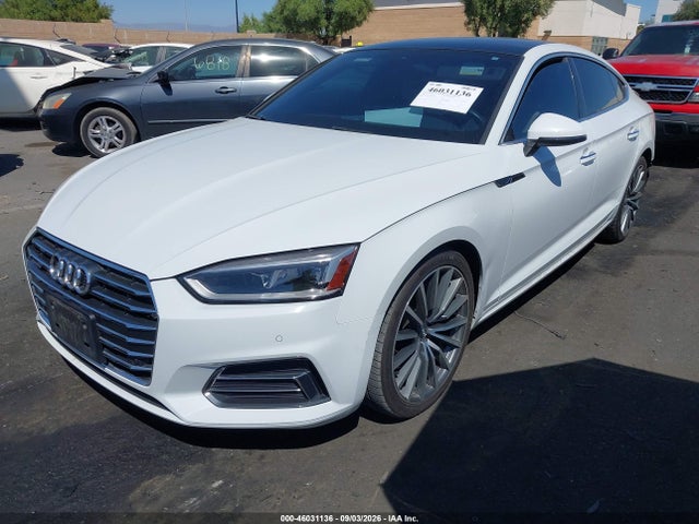 2018 Audi A5 Sportback Premium Plus მანქანა იყიდება აუქციონზე, vin: WAUBNCF52JA134239, აუქციონის ნომერი: 46031136