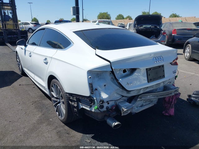 2018 Audi A5 Sportback Premium Plus მანქანა იყიდება აუქციონზე, vin: WAUBNCF52JA134239, აუქციონის ნომერი: 46031136