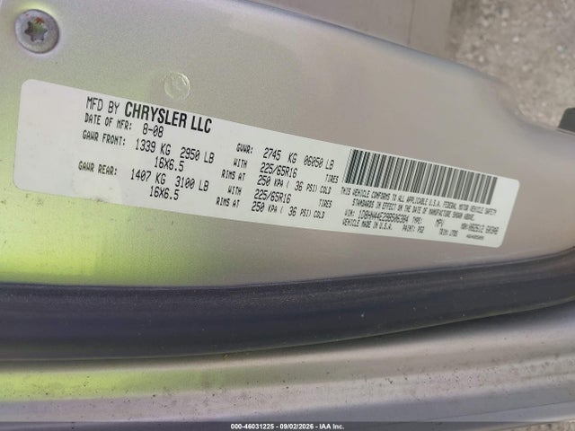 2009 Dodge Grand Caravan Se მანქანა იყიდება აუქციონზე, vin: 1D8HN44E29B506384, აუქციონის ნომერი: 46031225