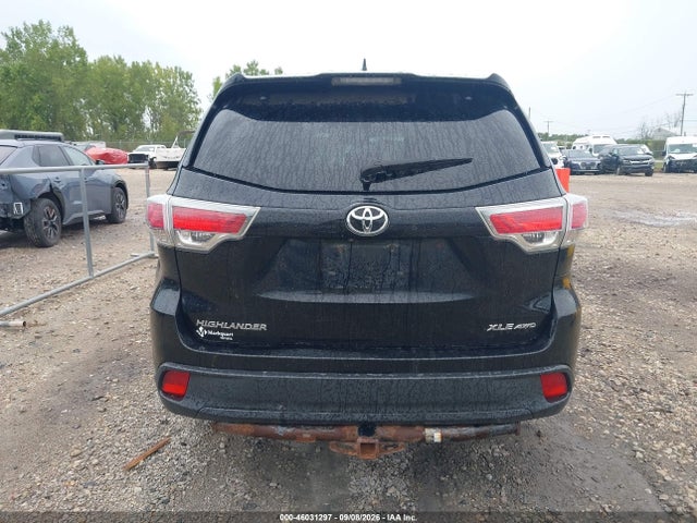 Toyota Highlander Xle V6 2014 5TDJKRFH7ES069014 Image 16