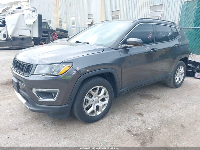 46031380 :رقم المزاد ، 3C4NJCCB9JT406851 vin ، 2018 Jeep Compass Limited Fwd مزاد بيع