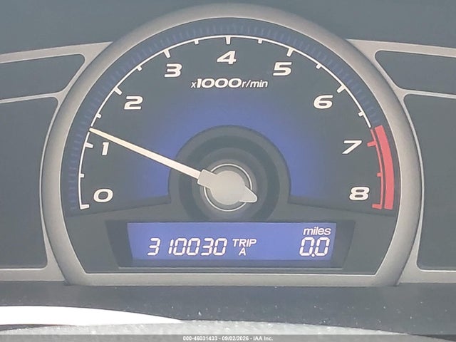 46031433 :رقم المزاد ، 2HGFG11848H545661 vin ، 2008 Honda Civic Ex مزاد بيع
