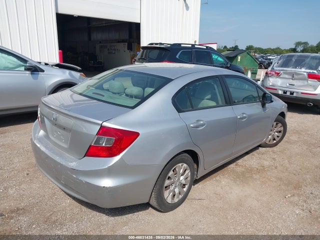 2012 Honda Civic Lx მანქანა იყიდება აუქციონზე, vin: 19XFB2F52CE049280, აუქციონის ნომერი: 46031435