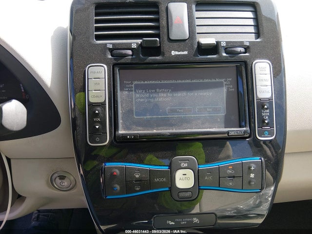 Продаж на аукціоні авто 2012 Nissan Leaf Sl, vin: JN1AZ0CPXCT024041, номер лоту: 46031443