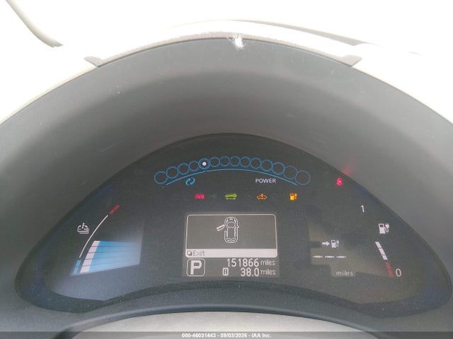 Продаж на аукціоні авто 2012 Nissan Leaf Sl, vin: JN1AZ0CPXCT024041, номер лоту: 46031443