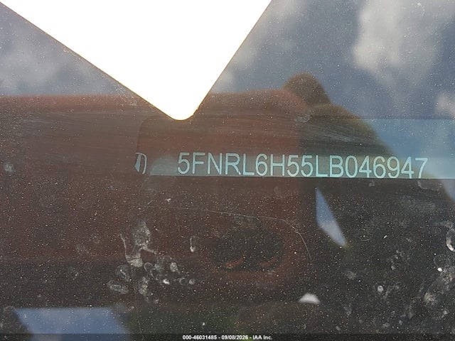 Продажа на аукционе авто 2020 Honda Odyssey Ex, vin: 5FNRL6H55LB046947, номер лота: 46031485