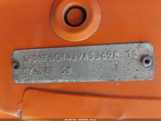 Продаж на аукціоні авто 1988 Ford F600, vin: 1FDNF60H4JVA53698, номер лоту: 46031641