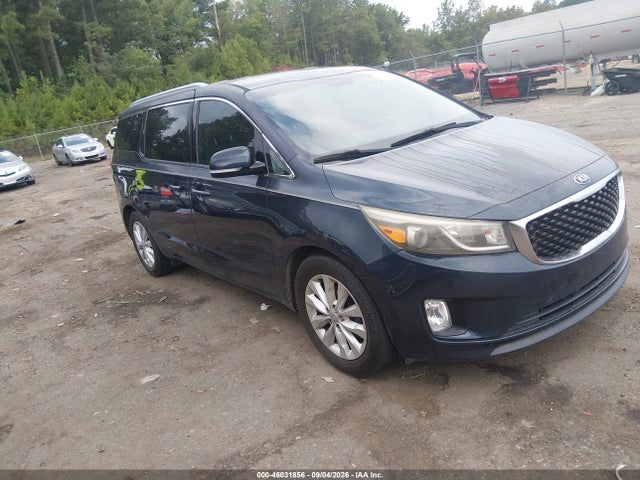 2015 Kia Sedona Ex მანქანა იყიდება აუქციონზე, vin: KNDMC5C14F6047774, აუქციონის ნომერი: 46031856