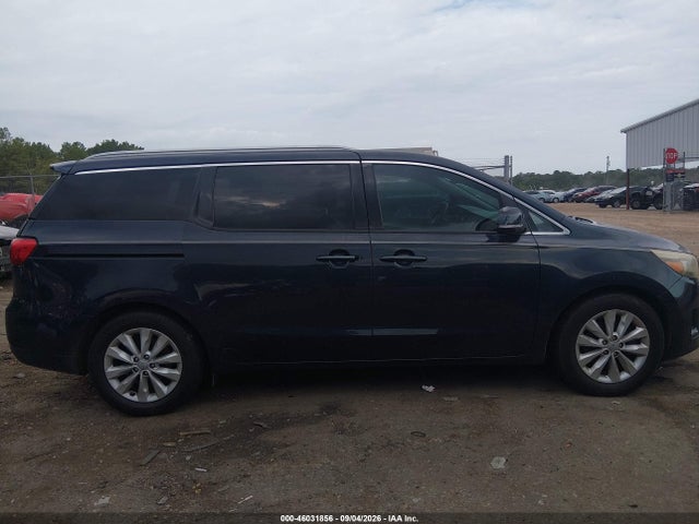 2015 Kia Sedona Ex მანქანა იყიდება აუქციონზე, vin: KNDMC5C14F6047774, აუქციონის ნომერი: 46031856
