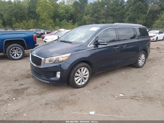2015 Kia Sedona Ex მანქანა იყიდება აუქციონზე, vin: KNDMC5C14F6047774, აუქციონის ნომერი: 46031856