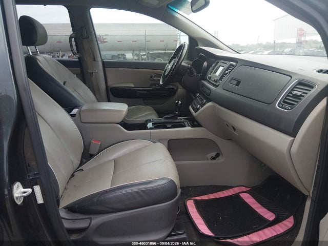 2015 Kia Sedona Ex მანქანა იყიდება აუქციონზე, vin: KNDMC5C14F6047774, აუქციონის ნომერი: 46031856
