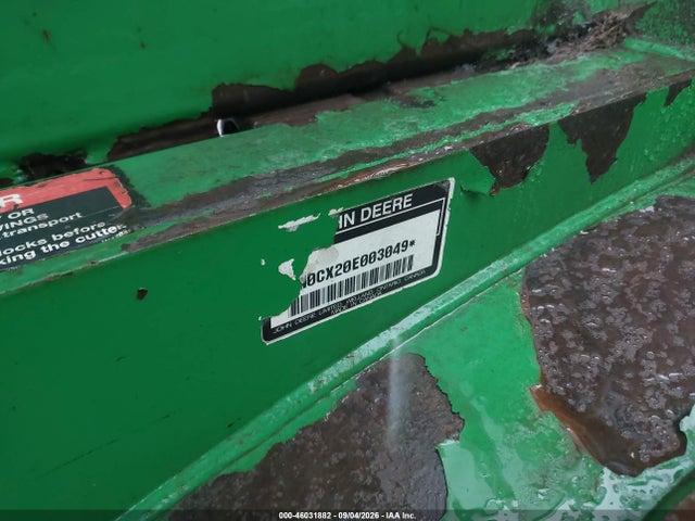 46031882 :رقم المزاد ، WOCX2OE003049 vin ، 2006 John Deere Mower Attachme Cx20 Flex Wing مزاد بيع
