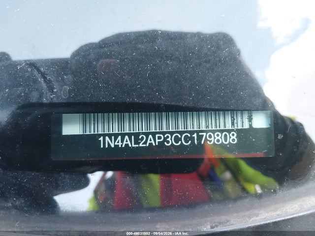 46031952 :رقم المزاد ، 1N4AL2AP3CC179808 vin ، 2012 Nissan Altima 2.5 S مزاد بيع