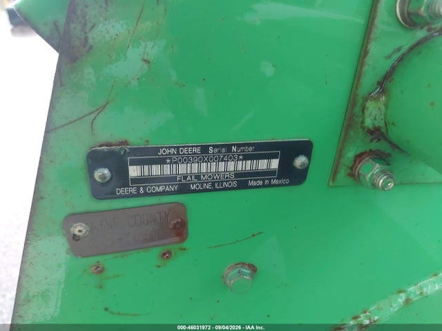 46031972 :رقم المزاد ، P00390X007403 vin ، 2006 John Deere Offset Flail M 390 H-d مزاد بيع