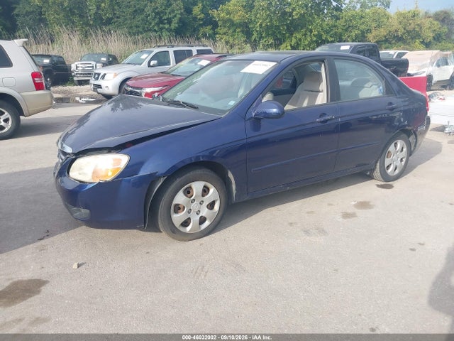 Продажа на аукционе авто 2007 Kia Spectra Ex, vin: KNAFE121X75435920, номер лота: 46032002