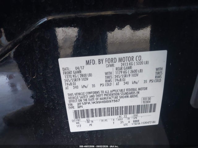 Ford Edge Titanium 2017 2FMPK3K99HBB97567 Image 9