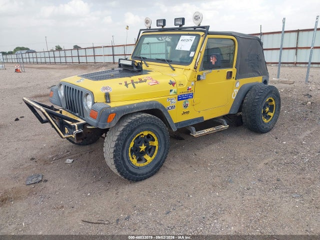 Продаж на аукціоні авто 2000 Jeep Wrangler Se, vin: 1J4FA29P5YP783686, номер лоту: 46032079