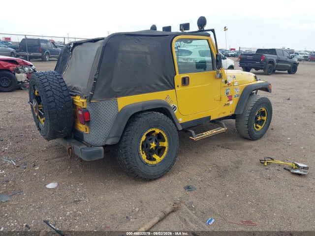 Продаж на аукціоні авто 2000 Jeep Wrangler Se, vin: 1J4FA29P5YP783686, номер лоту: 46032079