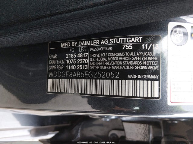 WDDGF8AB5EG252052 Mercedes-Benz C 300 Sport 4matic