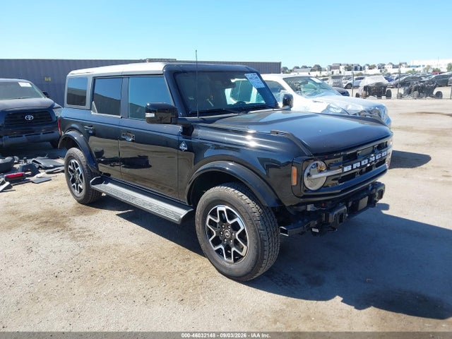 2025 Ford Bronco Outer Banks მანქანა იყიდება აუქციონზე, vin: 1FMEE8BP4SLA49280, აუქციონის ნომერი: 46032148