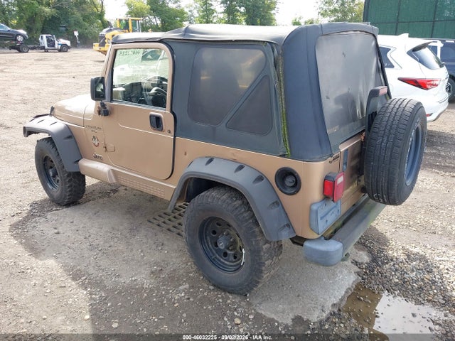46032225 :رقم المزاد ، 1J4FA59S42P749204 vin ، 2002 Jeep Wrangler Sahara مزاد بيع