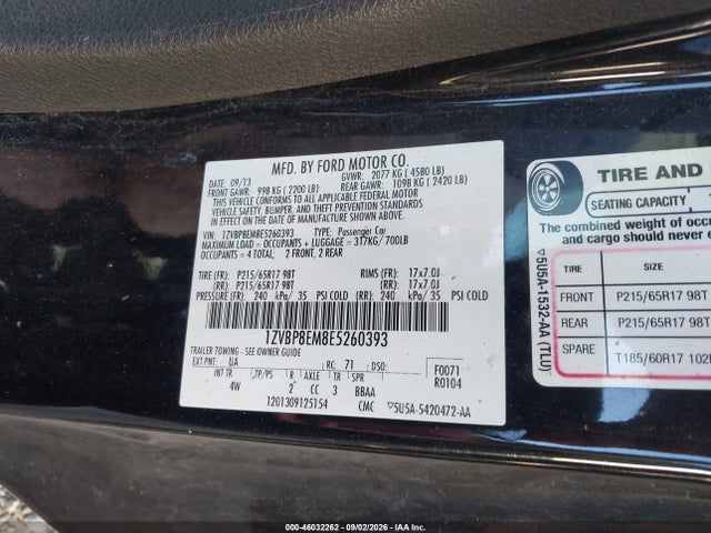 Aukcja sprzedaży 2014 Ford Mustang V6 Premium, vin: 1ZVBP8EM8E5260393, numer aukcji: 46032262
