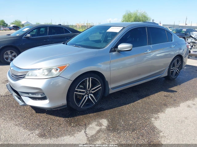 46032453 :رقم المزاد ، 1HGCR2F14HA213250 vin ، 2017 Honda Accord Sport Se مزاد بيع