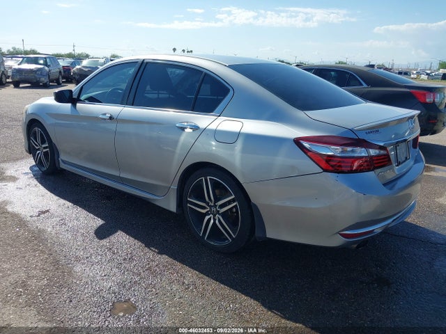 46032453 :رقم المزاد ، 1HGCR2F14HA213250 vin ، 2017 Honda Accord Sport Se مزاد بيع