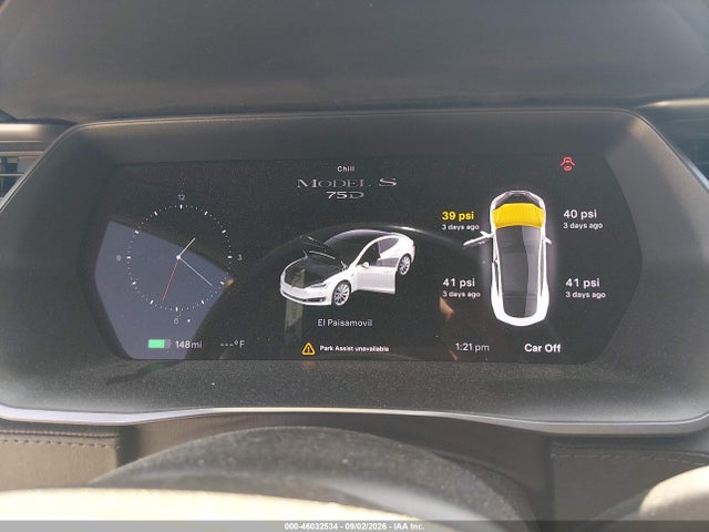 Продажа на аукционе авто 2018 Tesla Model S 100d/75d/p100d, vin: 5YJSA1E2XJF273035, номер лота: 46032534