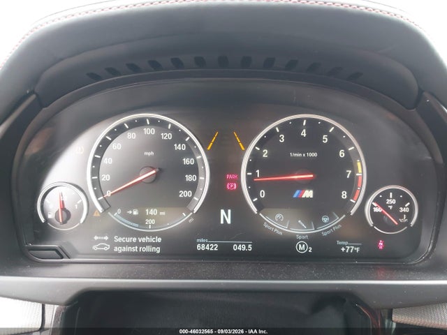 46032565 :رقم المزاد ، 5YMKW8C54J0Y74759 vin ، 2018 Bmw X6 M مزاد بيع