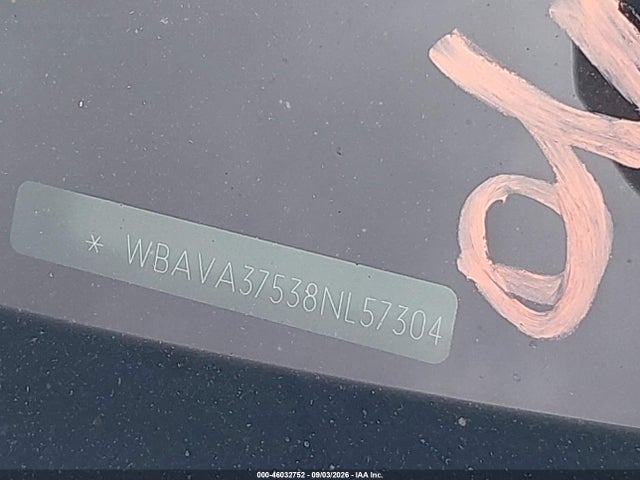 Продажа на аукционе авто 2008 Bmw 328i, vin: WBAVA37538NL57304, номер лота: 46032752