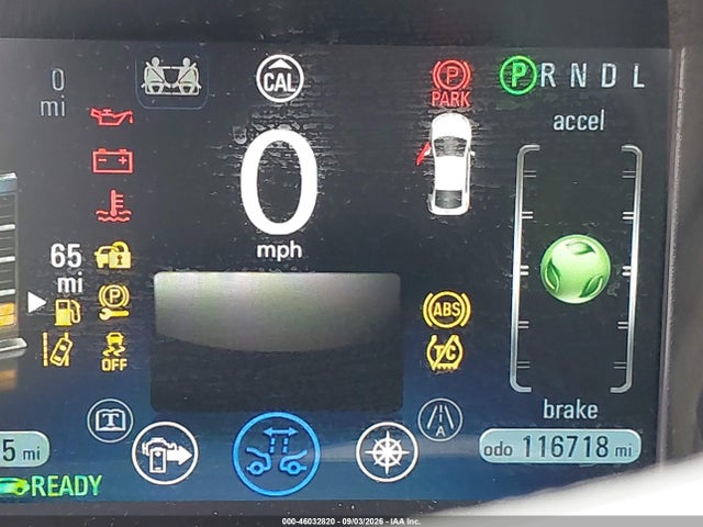 46032820 :رقم المزاد ، 1G1RH6E41DU145408 vin ، 2013 Chevrolet Volt مزاد بيع