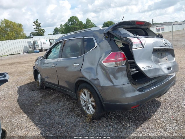 2015 Nissan Rogue Sv მანქანა იყიდება აუქციონზე, vin: KNMAT2MTXFP503109, აუქციონის ნომერი: 46032835