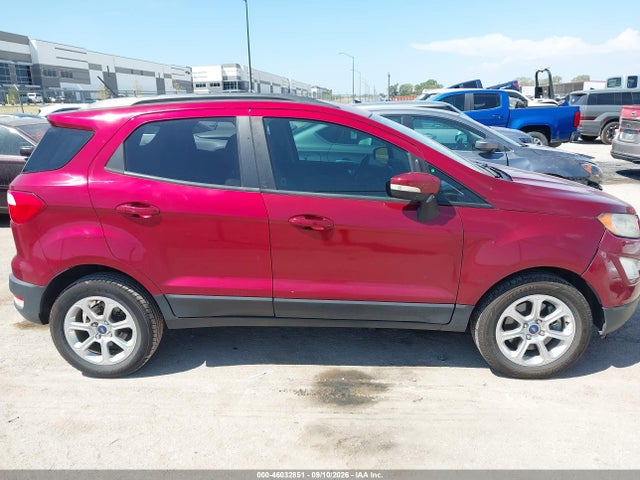 46032851 :رقم المزاد ، MAJ3S2GE4KC291601 vin ، 2019 Ford Ecosport Se مزاد بيع