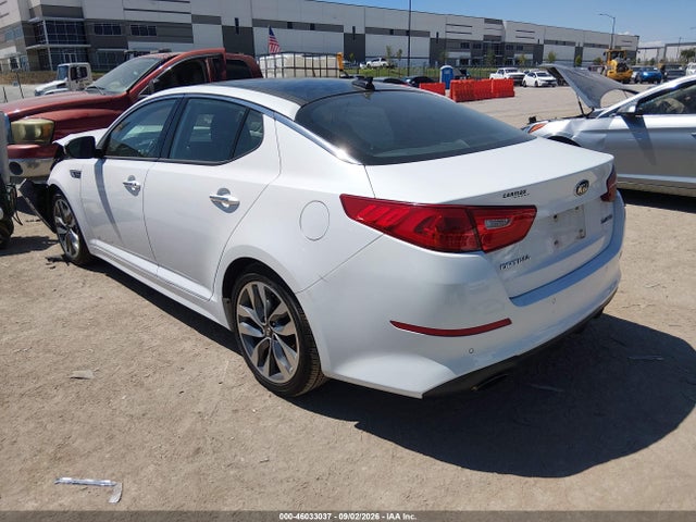 2015 Kia Optima Sx Turbo მანქანა იყიდება აუქციონზე, vin: 5XXGR4A65FG375713, აუქციონის ნომერი: 46033037