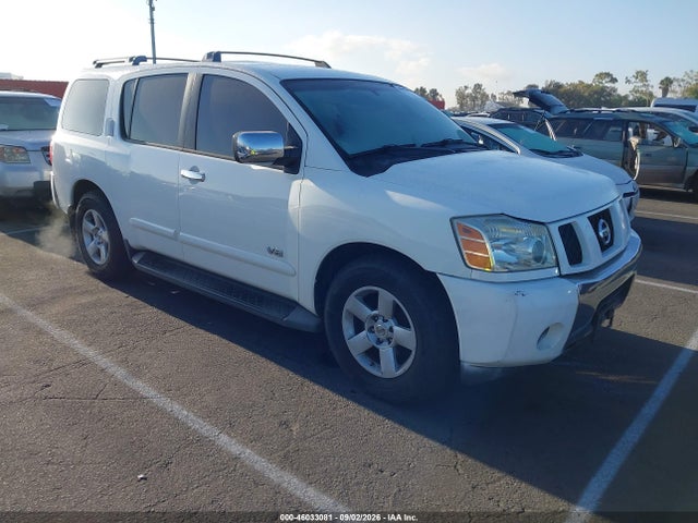 2006 Nissan Armada Se მანქანა იყიდება აუქციონზე, vin: 5N1AA08A76N724029, აუქციონის ნომერი: 46033081